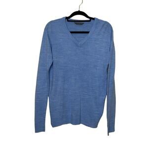 Cedar Woodstate light blue V neck long sleeves sweater size Small